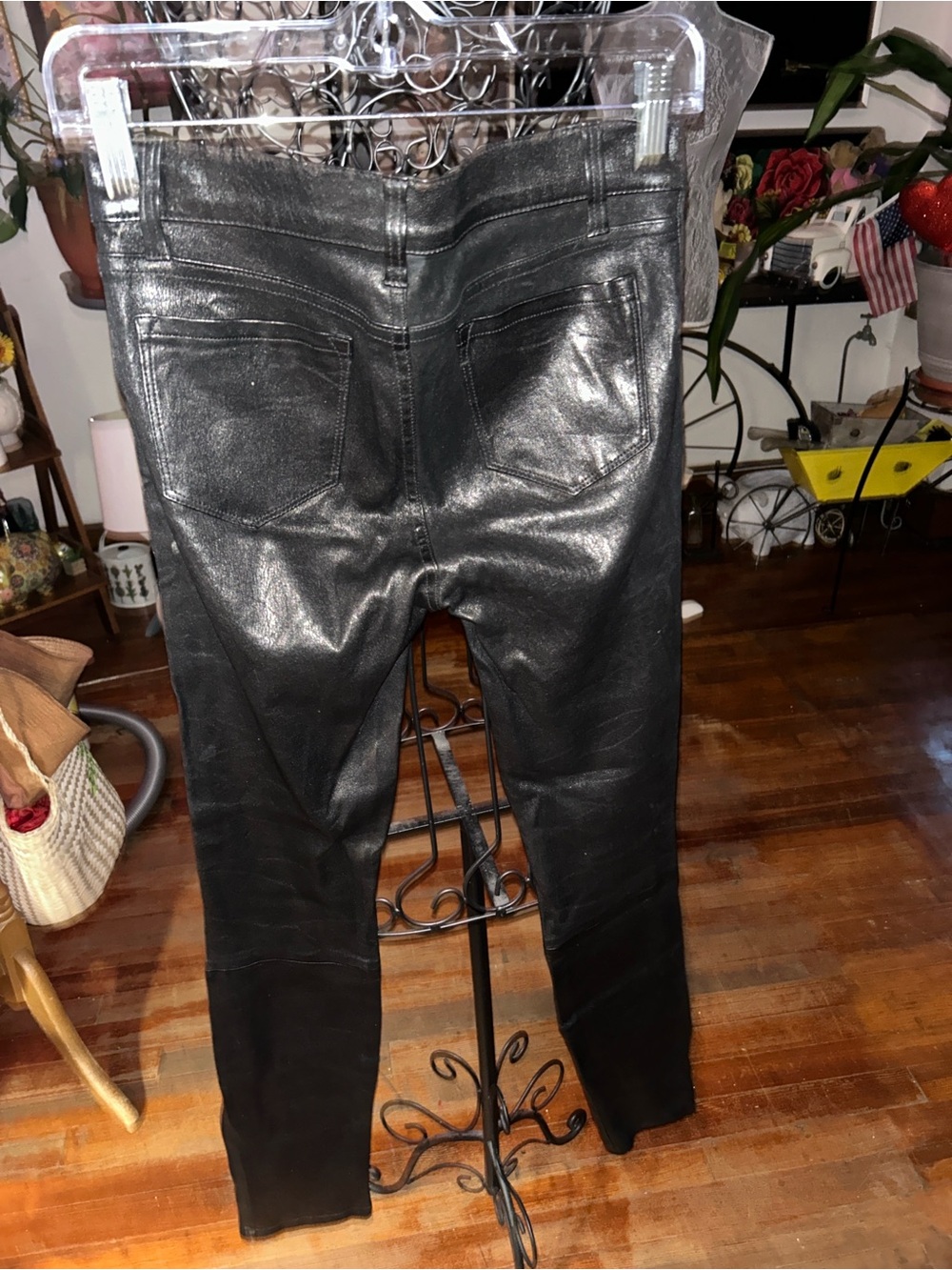 J Brand Black Shiny Skinny Jeans